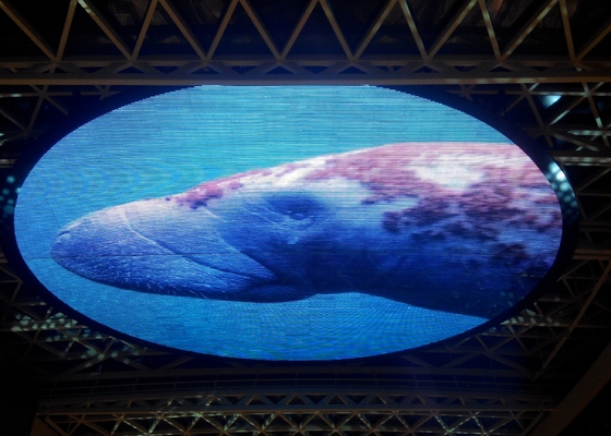 Advertising Glass LED Transparent Screen Outdoor For Shopping Mall