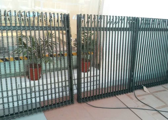 Outdoor Advertising P31.25mm RGB Led Display Screen Waterproof Led Module See Through Screen